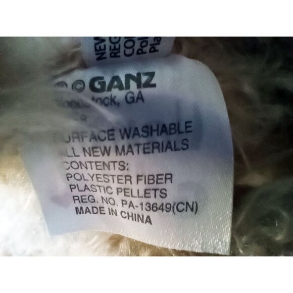 Ganz Plush Bear Orange Ribbon Murdoch Tan 12 Inch Stuffed Animal Vintage H14182 - Picture 10 of 12